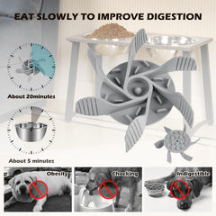 ADENGL sturdy metal stand offers durable feeding support.