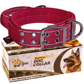 ADITYNA heavy duty dog collar for large dogs with neoprene padding