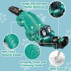 ADSDIA indestructible-style toy blends nylon and rubber for enduring play.