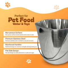 Advance Pet Products dishwasher-safe pail simplifies cleaning after meals