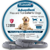 Advanllent flea collar packaging for dogs showing 12 months of prevention