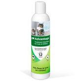 Advantage Cat Shampoo bottle front view for flea treatment and conditioning