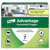 Advantage Household Fogger 3-pack 2oz canisters for indoor pest control.