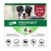 Advantage II Large Dog spot-on application for 21-55 lb dogs, quick protection