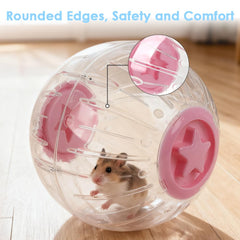 Advantez crystal-clear ball on wood or carpet for easy observation.