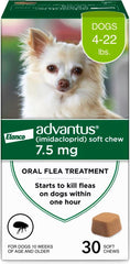 Advantus dog fast-acting chew delivers quick flea relief within one hour