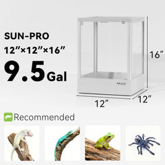 ADVINCI Reptile Terrarium aluminum frame close-up highlighting durability
