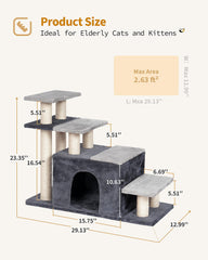 Aechonow ground-floor cat cave provides a cozy hideaway