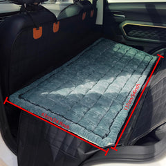 AEEISHOMEREFORM non-slip pet mat prevents shifting for calmer rides.