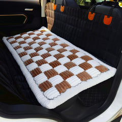 AEEISHOMEREFORM deluxe plaid dog seat cover protecting truck upholstery