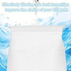 Aemygo saltwater aquarium filter bags in pack ready for quick setup