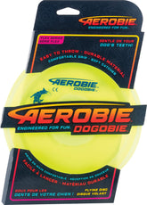 Aerobie Dogobie Disc shown with soft material for gentle mouth contact during play