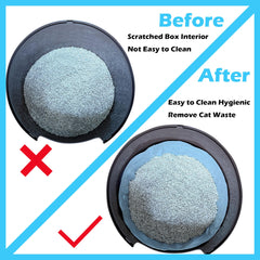 AFJWUZ liner with four Velcro strips stays securely fixed in place.