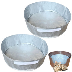 AFJWUZ hidden plant litter box liner, 2-pack, keeps waste contained and bottom protected.