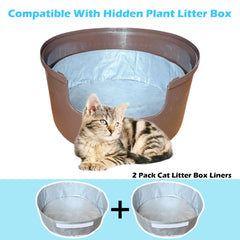 AFJWUZ waterproof high-density liner protects the litter box from leaks.