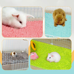 Agolctry guinea pig liner pink soft texture highlighting plush fleece surface.