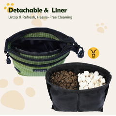 AGPTEK water-resistant nylon exterior keeps gear clean in rain.