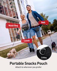 AGPTEK fanny pack featuring a waterproof zipper to protect essentials from rain.