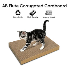 AGYM refill boards, five-pack, offer continuous scratching space for active cats.