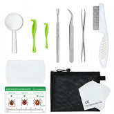 AHHOMATATA tick removal kit dog tools for safe extraction on pets.