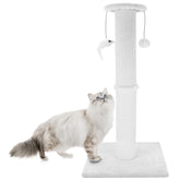 Ahomdoo cat scratching post 34-inch sisal wrap offers durable scratching for cats.