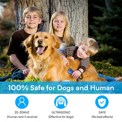 Ahwhg bark deterrent demonstrates 16.4 ft control range for approaching dogs