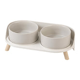 AHX elevated ceramic dog bowl stand for comfortable feeding at the right height.