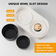 AHX sturdy stand with non-slip feet guards floors during feeding.