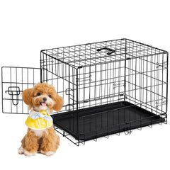 Aidoly dog crate 30-inch single door with secure lock for safe containment