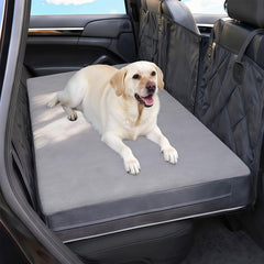 AIEDOULER backseat dog bed with egg crate foam supports joints on long rides