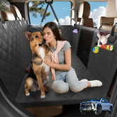 AIEDOULER truck dog seat cover showing a flat, stable surface for calmer rides.