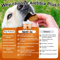 Aietibia fiber-rich formula highlighting natural digestive fibers