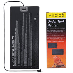Aiicioo reptile heating pad in terrarium setup for steady warmth