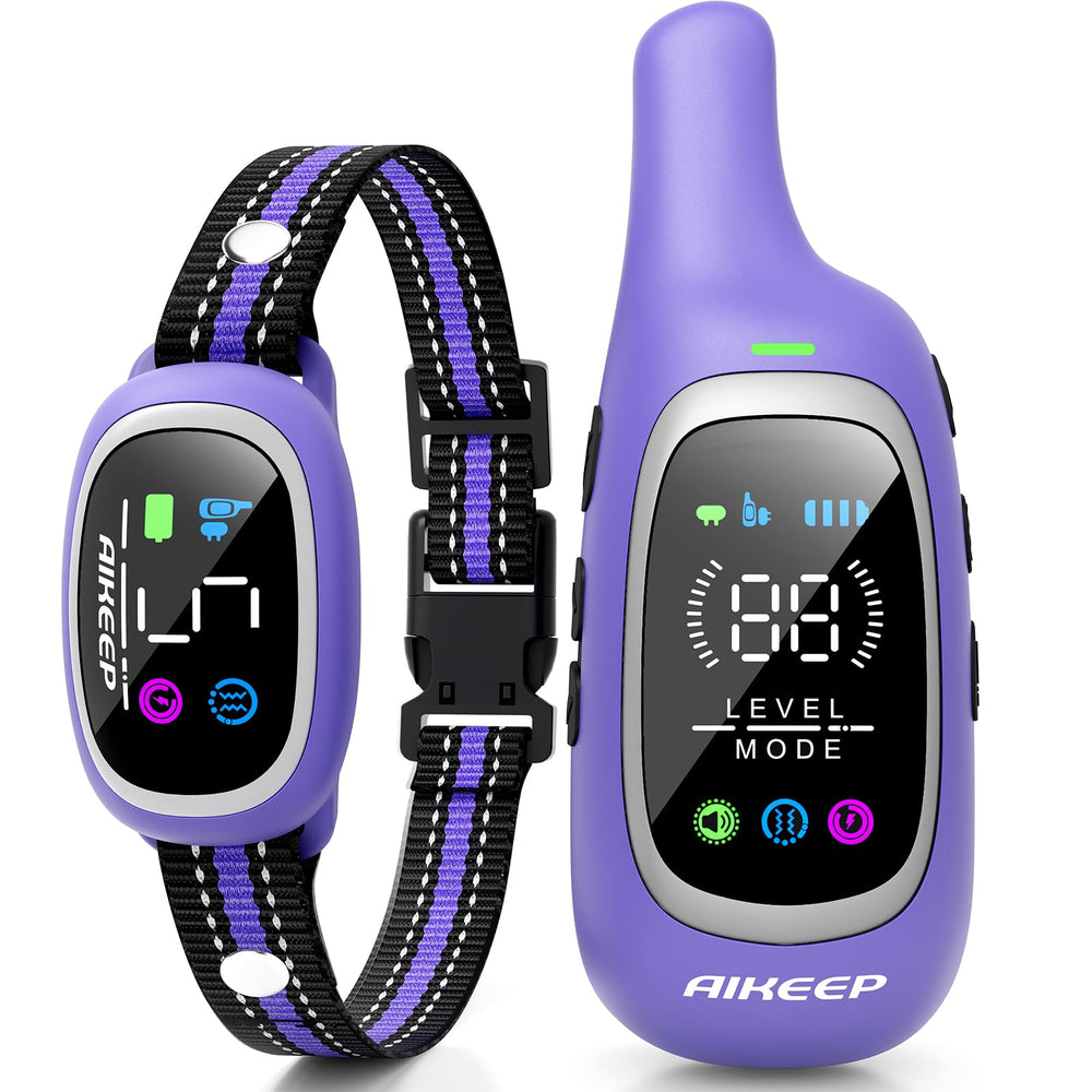 AIKEEP 2-in-1 dog training collar with remote for versatile training across yards.