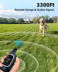 AIKEEP fast charging battery keeps the collar ready for longer sessions.