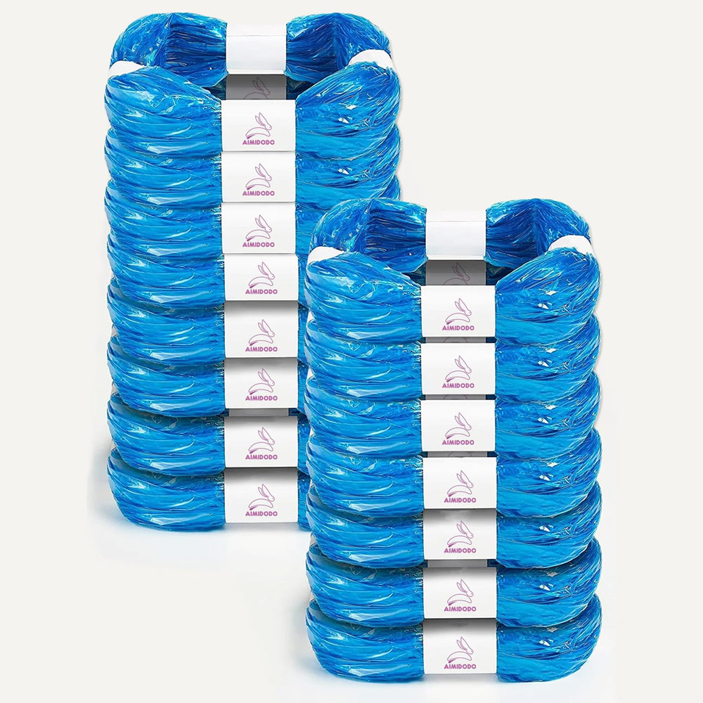 Aimidodo 15-pack cat litter refills shown ready for use beside a Litter Genie cartridge.
