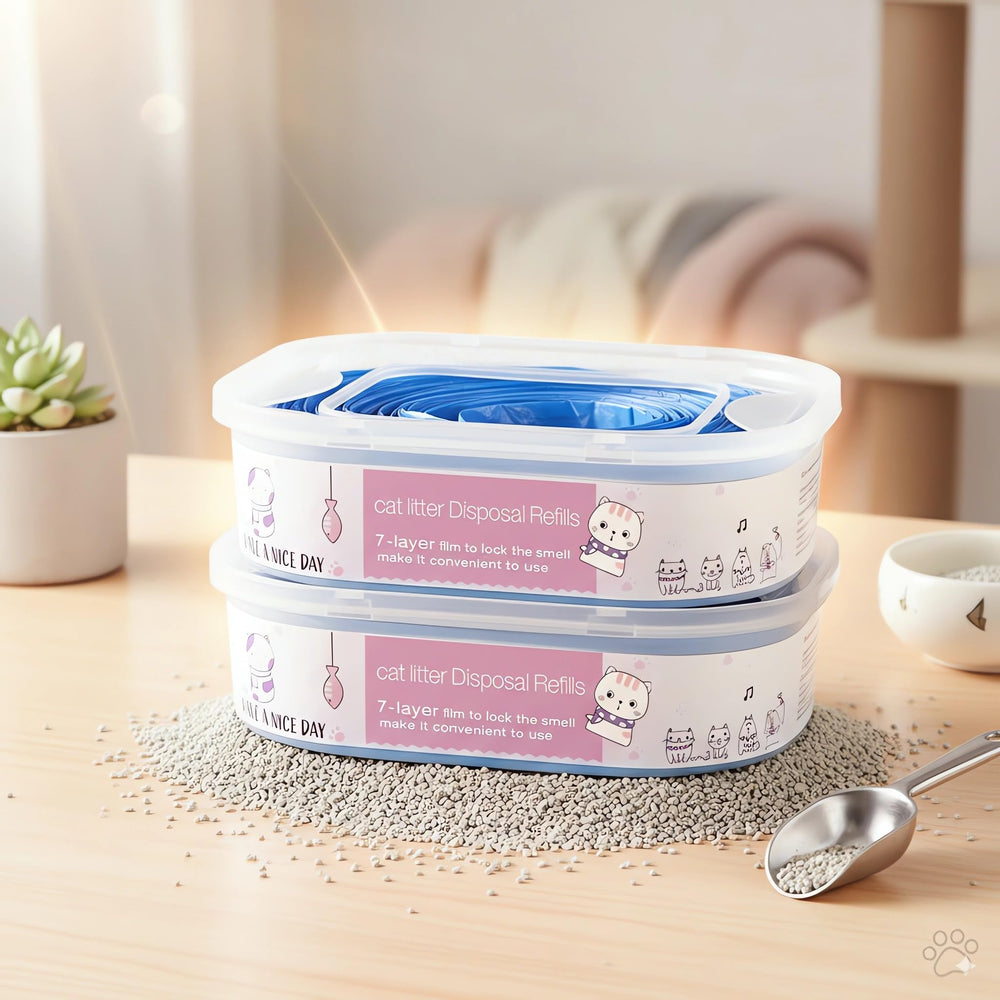 AIMIDODO 28 ft cat litter refill pack for extended use