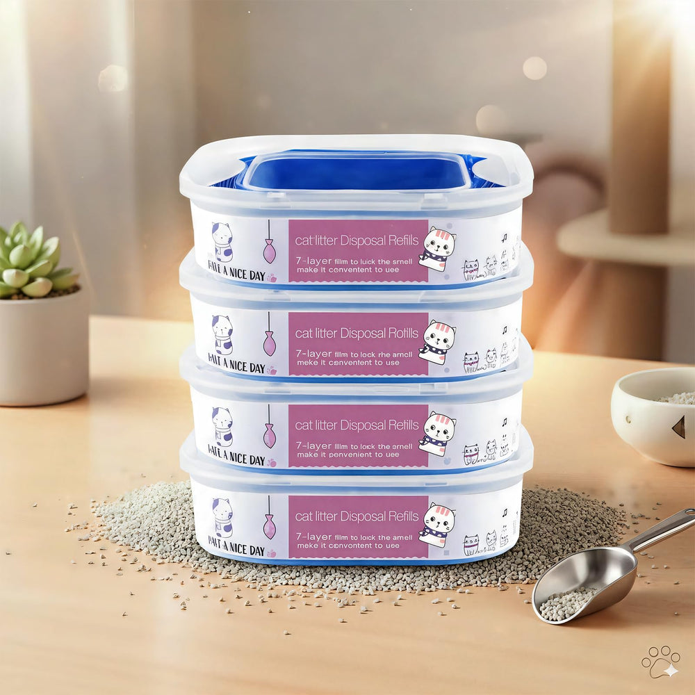 AIMIDODO 4-pack 28ft refill pack for bulk long-term cat care