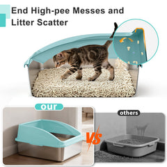 AIPERRO litter mat traps litter at the entrance with honeycomb design.