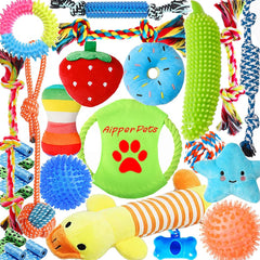 Aipper squeaky plush duck toy for engaging dogs and interactive play