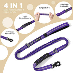 Airuidog reflective stripes increase visibility during dawn and night walks.