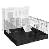Aivituvin extension playpen for guinea pigs in outdoor use with spacious play area.