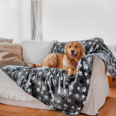 AIWEK waterproof pet blanket guards couches from spills and fur while staying soft.