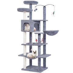 AIWIKIDE Big Cat Tree base provides sturdy support for climbing and play.