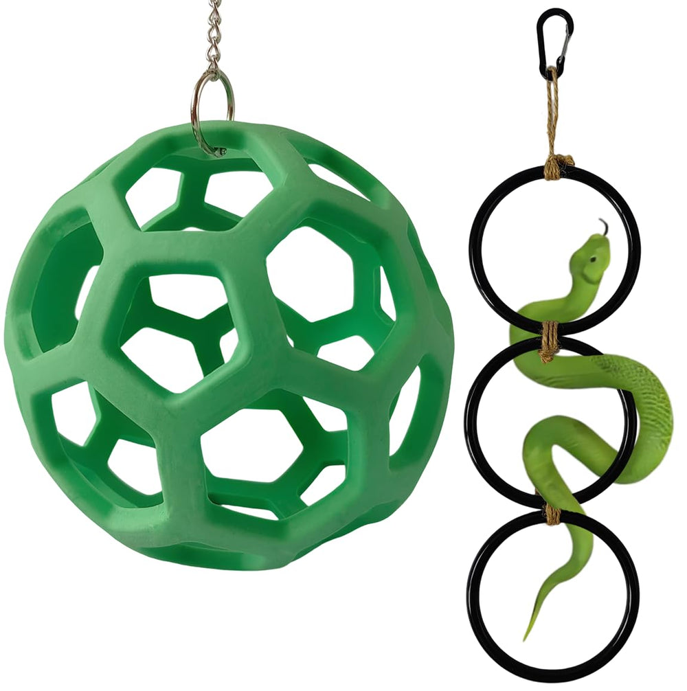 Ajqxh snake enrichment ball for active exploration and climbing