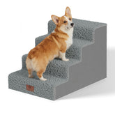 AKC 4-Step Pet Stairs assembly view for quick setup and safety.