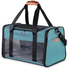Akinerri cat carrier with top entrance for easy pet access and ventilation.