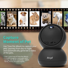 Alaga indoor camera night vision for clear low-light footage.