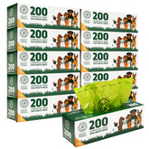 ALAGPRO 2000-pack bulk dog waste bags in rolls for easy outdoor pickup.