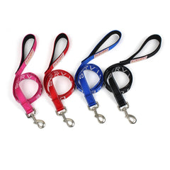 ALBCORP leash shows the padded neoprene handle for comfortable grip.